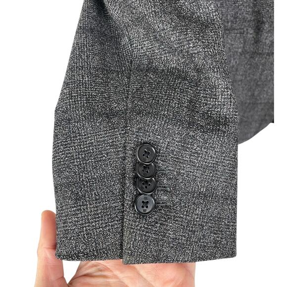 Banana Republic REDA 1865 Wool Plaid Sport Coat Blazer Men's Size 46R Slim fit - Picture 3 of 15